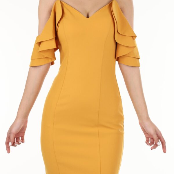 dress, fashion, woman, chic, clothes, luxury, women, colour, new, season, prom, invite, design, girl, model, beauty, aesthetic, youth, yellow