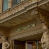 Facade of the Louis Vuitton store in historic Vienna, showcasing luxury and architectural beauty.
