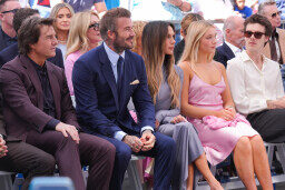 Tom Cruise,David Beckham,Victoria Beckham,Harper Seven Beckham,Cruz Beckham