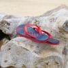 a pair of sandals on a rock