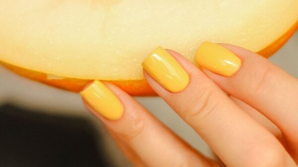 a person holding a slice of cheese