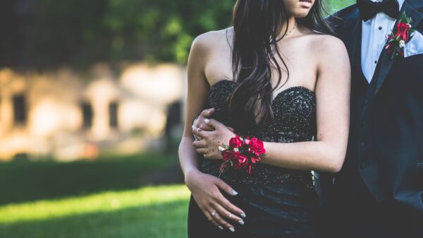 selective focus photography of bride and groom