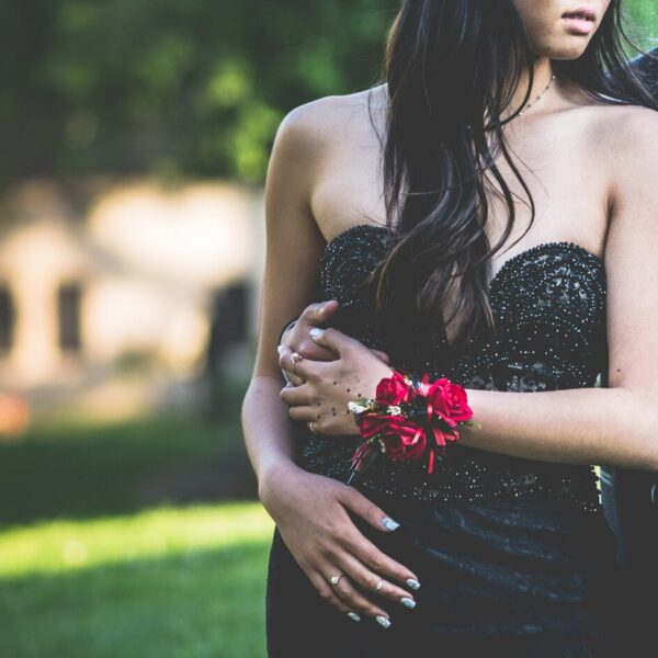 selective focus photography of bride and groom